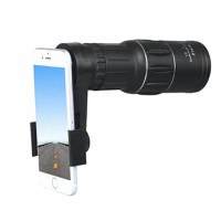 Luneta de camping si vanatoare IdeallStore, Monocular, 16x52, negru, husa inclusa - 2