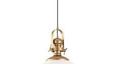 Lustra Opviq alba din metal, diametru 41 cm, cu inaltime reglabila