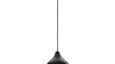 Lustra, Opviq, fier, negru cupru, diametru 17 cm, inaltime reglabila