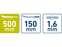 Maceta, 650/150mm, EXTOL PREMIUM, 970001, lungime 650mm - 2