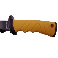 Maceta de vanatoare IdeallStore®, Hunt Partner, 43.5 cm, otel inoxidabil, neagra, teaca inclusa - 4