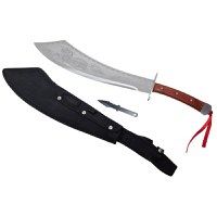 Maceta, otel inoxidabil, Breath of the Dragon, 54 cm, cutit de aruncat inclus - 6