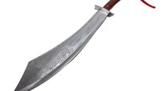 Maceta, otel inoxidabil, Breath of the Dragon, 64 cm, cutit de aruncat inclus