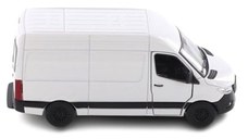 Macheta metalica Kinsmart Mercedes-Benz Sprinter, Alb, scara 1:36