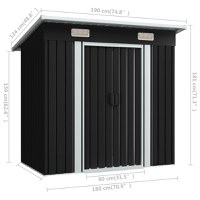 Magazie de gradina din metal - 8