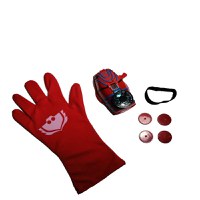 Manusa cu lansator, pentru copii, marime universala, PJ Masks, rosu - 4