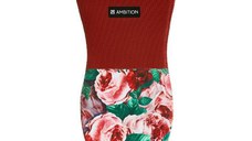 Manusa de bucatarie pentru cuptor din neopren, rosu, AMBITION Peony