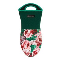 Manusa de bucatarie pentru cuptor din neopren, verde, AMBITION Peony - 1