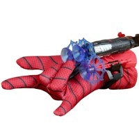 Manusa Spiderman pentru copii IdeallStore®, cu trei ventuze, rosie, marime universala - 1