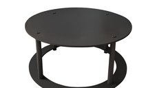 Masa de Cafea Hanah Home, MDF Negru, 70x38 cm - Design Modern