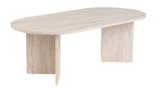 Masa de cafea, Hanah Home, PAL melaminat, travertin, 119x60x40 cm