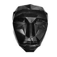 Masca de plastic, Jocul Calamarului, Lider, plastic, negru, 21 cm - 1