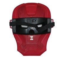 Masca Iron Man, plastic, LED, rosu-galben - 5