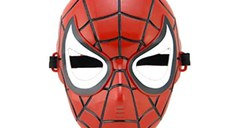 Masca Spiderman, plastic, 21.5 cm, rosu