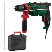 Masina de gaurit cu percutie ( bormasina ) Parkside, 750W, 3000 rpm, Cuplu maxim de 10Nm, Mandrina rapida - 1