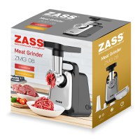 Masina de tocat carne cu accesoriu rosii ZMG 08, negru-argintiu - 3