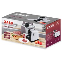 Masina de tocat carne Zass ZMG 13, alb-negru - 4