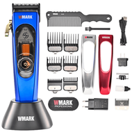 Masina Tuns Profesionala, 10.000 RPM, LED, Lame Titan, Zero Gap, USB Rapid, Rezistenta Apa, Albastra - 11
