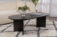 Masuta de cafea, Hanah Home, pal melaminat, lemn negru, 119x60x40 cm - 7