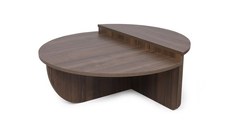 Masuta de cafea, Hanah Home, pal melaminat, nuc, 90x60x30 cm, 552NOS2234