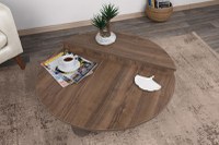 Masuta de cafea, Hanah Home, pal melaminat, nuc, 90x60x30 cm, 552NOS2234 - 10