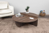 Masuta de cafea, Hanah Home, pal melaminat, nuc, 90x60x30 cm, 552NOS2234 - 8