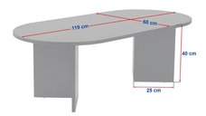 Masuta de cafea, Hanah Home, pal melaminat, pin atlantic, 119x60x40 cm