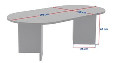 Masuta de cafea, Hanah Home, pal melaminat, pin atlantic, 119x60x40 cm
