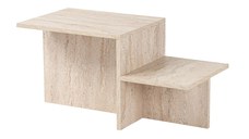 Masuta de cafea, Hanah Home, pal melaminat, travertin, 90x45x40 cm