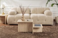 Masuta de cafea, Hanah Home, pal melaminat, travertin, 90x45x40 cm - 6