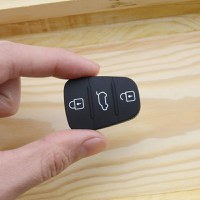 Membrana Cauciuc Butoane Cheie Auto 3 Butoane – Compatibila Hyundai i10, i20, i30, ix35, ix45, Elantra, Tucson, Santa Fe - 9