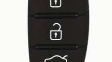 Membrana Cauciuc Butoane Cheie Auto 3 Butoane – Compatibila Hyundai, Kia – Pad pentru Telecomanda, Inlocuire Tastatura
