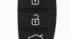 Membrana Cauciuc Butoane Cheie Auto 3 Butoane – Compatibila Hyundai, Kia – Pad pentru Telecomanda, Inlocuire Tastatura