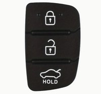 Membrana Cauciuc Butoane Cheie Auto 3 Butoane – Compatibila Hyundai, Kia – Pad pentru Telecomanda, Inlocuire Tastatura - 1