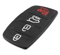 Membrana Cauciuc Butoane Cheie Auto 4 Butoane Compatibila Hyundai Tucson, Santa Fe, ix45, Sonata, i40 – Pad Inlocuire - 3