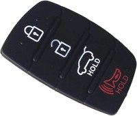 Membrana Cauciuc Butoane Cheie Auto 4 Butoane Compatibila Hyundai Tucson, Santa Fe, ix45, Sonata, i40 – Pad Inlocuire - 2