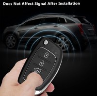 Membrana Cauciuc Butoane Cheie Auto 4 Butoane Compatibila Hyundai Tucson, Santa Fe, ix45, Sonata, i40 – Pad Inlocuire - 5