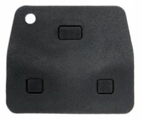 Membrana silicon butoane cheie Toyota cu 3 butoane, compatibila Yaris, Avensis, Corolla, RAV4 - 2