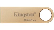 Memorie USB Kingston DataTraveler SE9 G3, 512GB, USB 3.2 Gen1, Metalic, Auriu