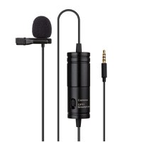 Microfon Lavaliera cu Prindere pt Smartphone si DSLR, Sunet HD, Zgomot Redus, 3.5mm, Buton Comutabil, Clips Prindere - 8