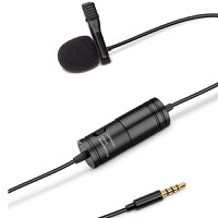 Microfon Lavaliera cu Prindere pt Smartphone si DSLR, Sunet HD, Zgomot Redus, 3.5mm, Buton Comutabil, Clips Prindere - 9