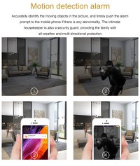 Mini camera ascunsa cu microfon, WiFi, HD, night vision, unghi 70° - C2+ - 5