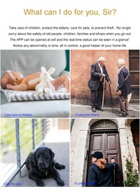 Mini camera ascunsa cu microfon, WiFi, HD, night vision, unghi 70° - C2+ - 3