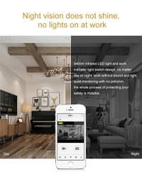 Mini camera ascunsa cu microfon, WiFi, HD, night vision, unghi 70° - C2+ - 6