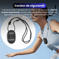 Mini camera de actiune, 1080P Full HD, baterie 800 mAh, autonomie 180 min inregistrare continua, pandativ magnetic - 3