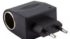 Mini convertor de tensiune 220 V la 12 V, Gonga® Negru