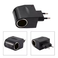 Mini convertor de tensiune 220 V la 12 V, Gonga® Negru - 2