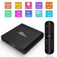 Mini PC, TV Box X96 Air, 8K, Android 9.0, 4GB RAM, 64GB ROM, S905X3 Quad Core, Mali-G31, USB 3.0, HDR 10+, WiFi 5G - 6