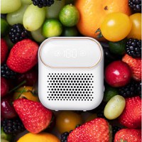 Mini Purificator portabil de aer cu ozon, GlowforHome, pana la 10 mp, LCD, 3600mAh, autonomie 36H, alb - 6