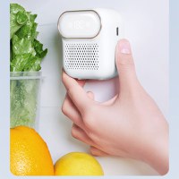Mini Purificator portabil de aer cu ozon, GlowforHome, pana la 10 mp, LCD, 3600mAh, autonomie 36H, alb - 11